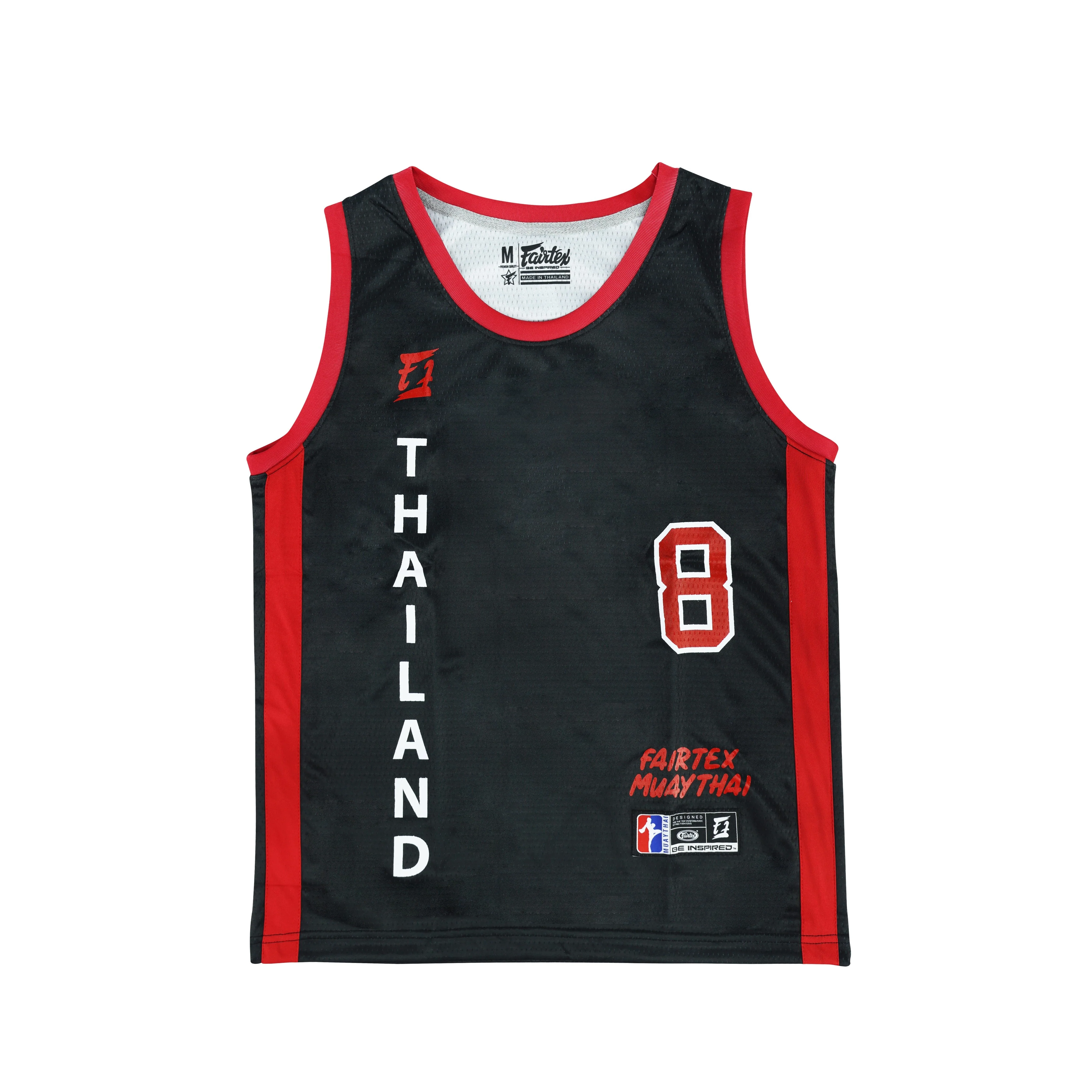 Fairtex Basketball Jersey - JS34 - Black - Black - L