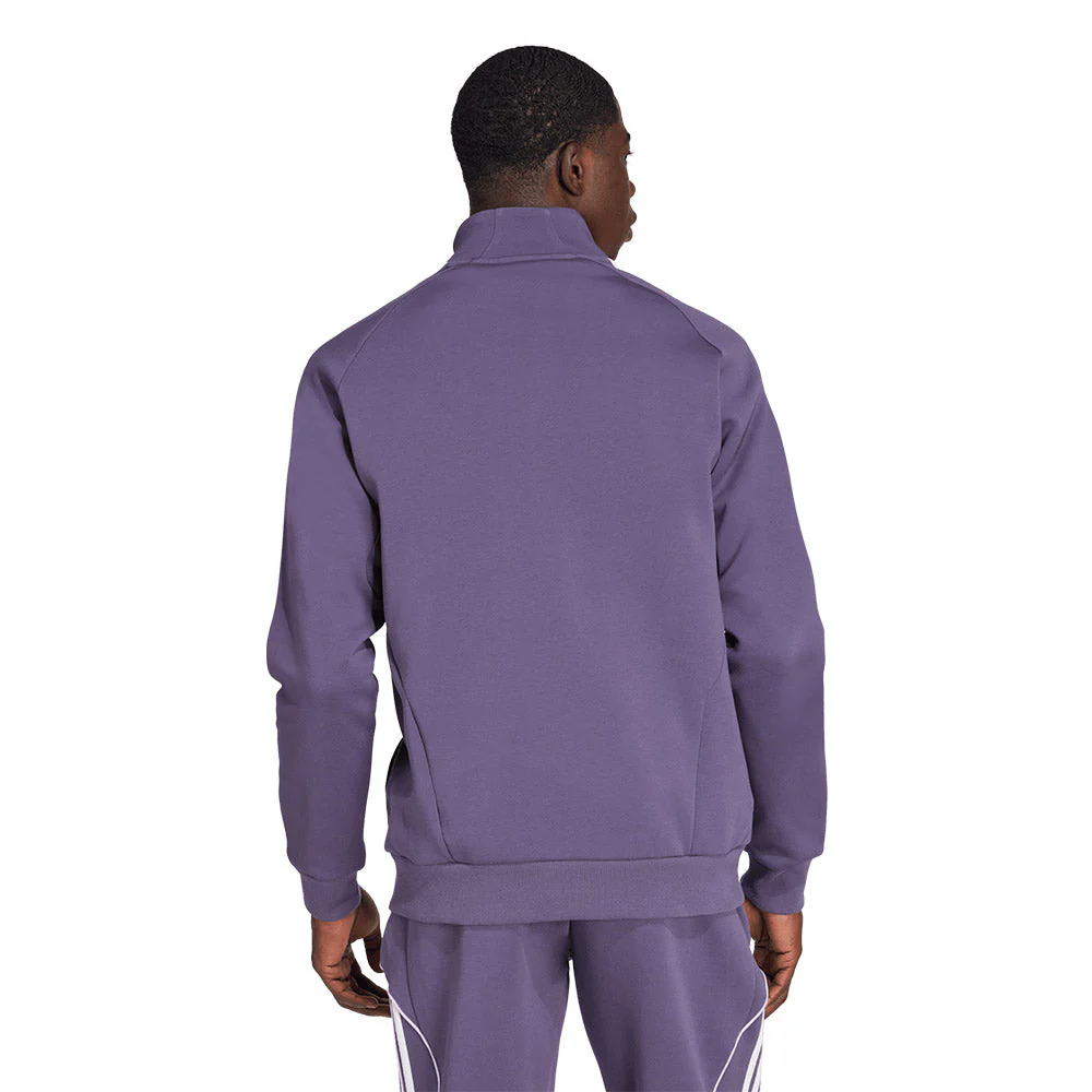 ADIDAS Manchester United UBP Doubleknit Track Men's Football Jacket - Purple - 2XL (UK SIZE)