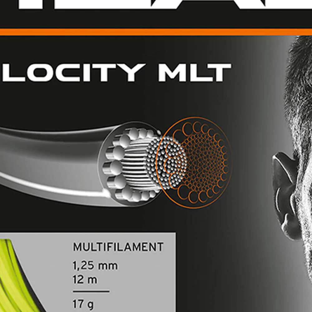 HEAD Velocity MLT Set 17 Tennis String - Pink - ONE SIZE