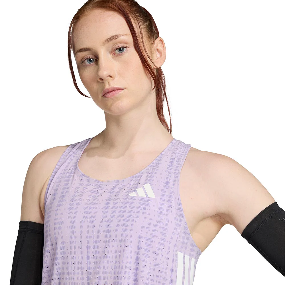ADIDAS Adizero Women's Running Tank - Purple - 2XL (ASIAN SIZE)