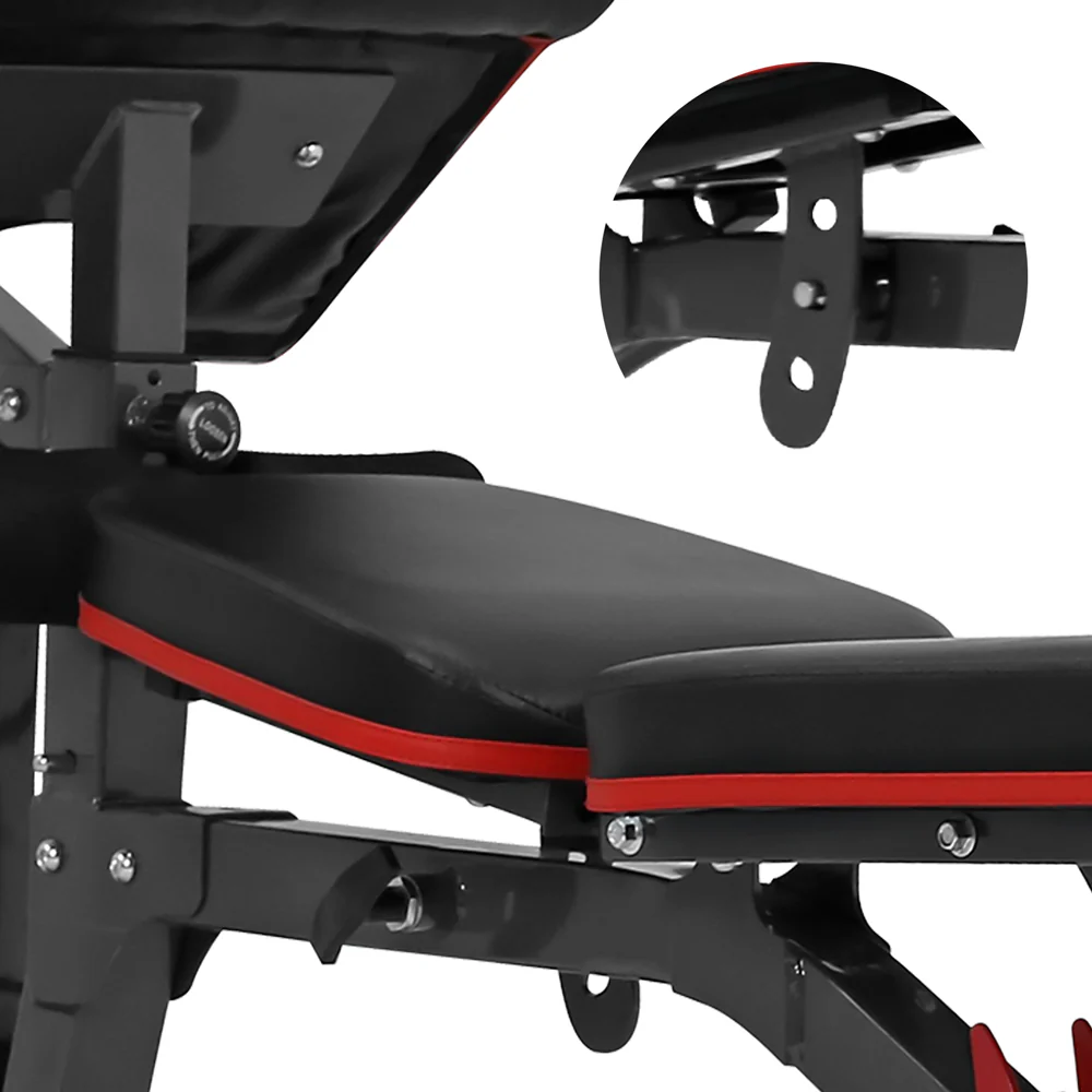 ม้านั่งยกน้ำหนัก RED - Black - ONE SIZE