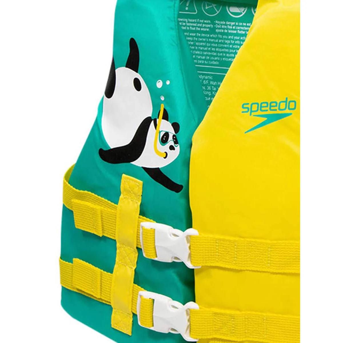 Speedo Child Universal Nylon Pfd Kids Life Vest — цвет зеленый, размер единый размер