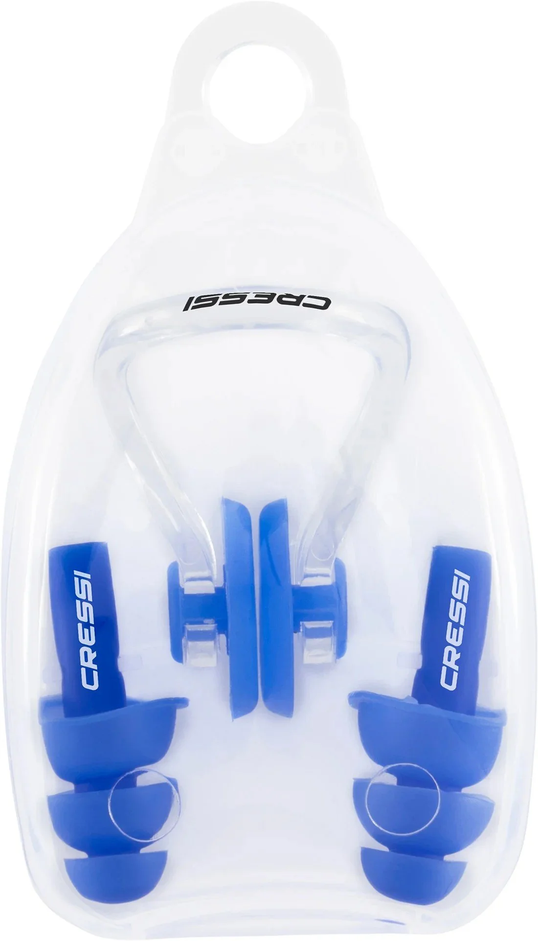CRESSI Aqua Kit Ear Plugs + Nose Clip - Multi color - One Size - Black