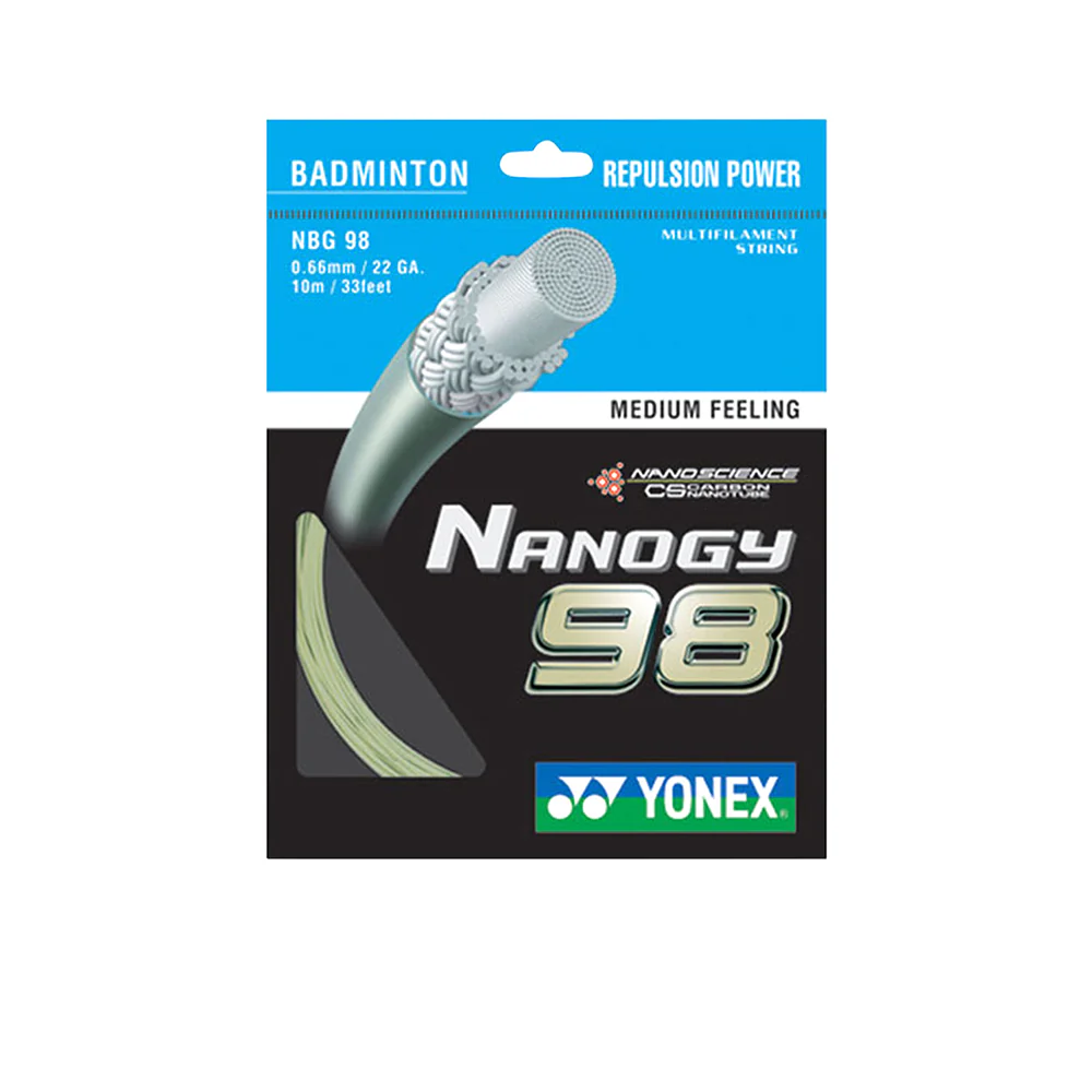 YONEX Nanogy 98 Badminton String - Multi Color - ONE SIZE
