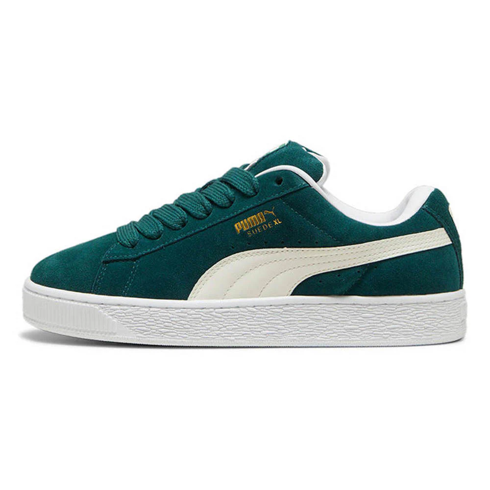 Повседневные кроссовки унисекс Puma Suede XL — цвет зеленый, размер UK 10