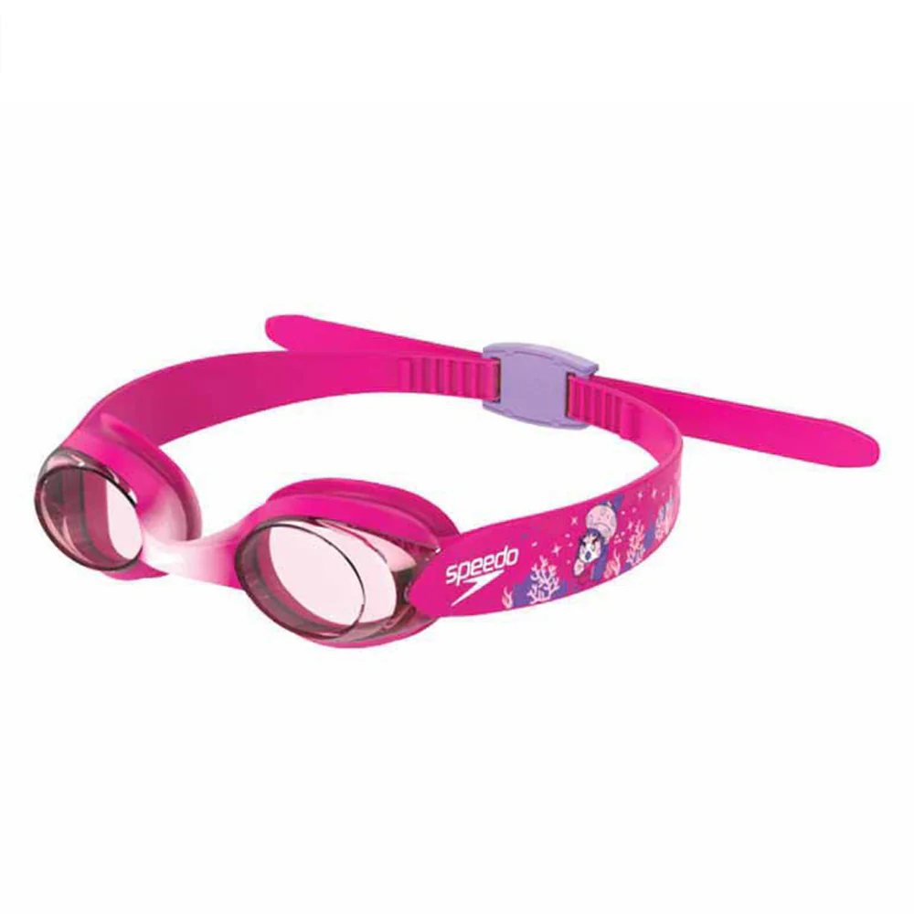 SPEEDO Illusion Toddlers Girls Goggles - Pink - ONE SIZE