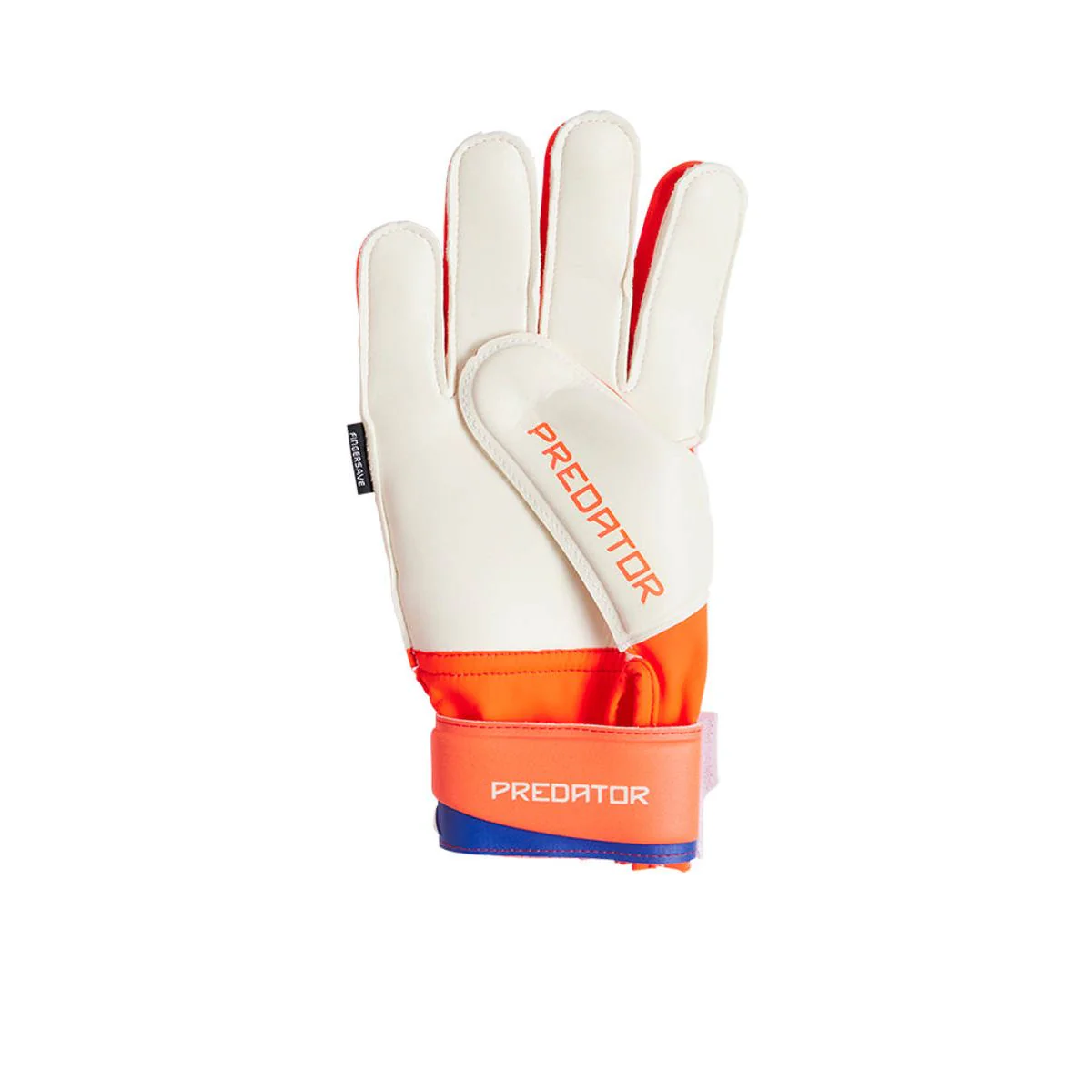 ADIDAS Predator Match Fingersave Kids Goalkeeper Gloves - Blue - US 4