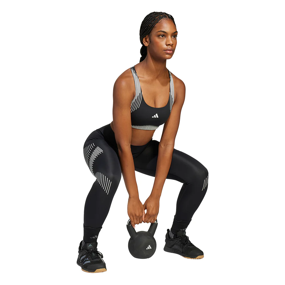 ADIDAS Optime Power 7/8 Women's Training Leggings - Black - 2XL (ASIAN SIZE)