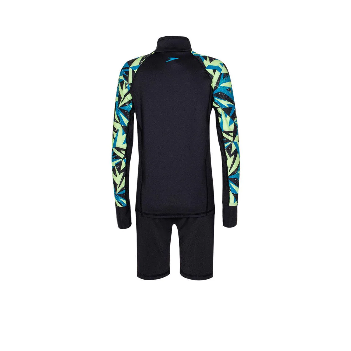 SPEEDO Deluxe Girls Rashguard - Black - 10 YEARS