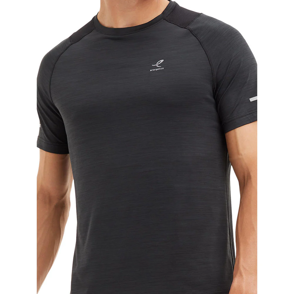 ENERGETICS Ailo Men's Running T-Shirt - Black - L (EU SIZE)