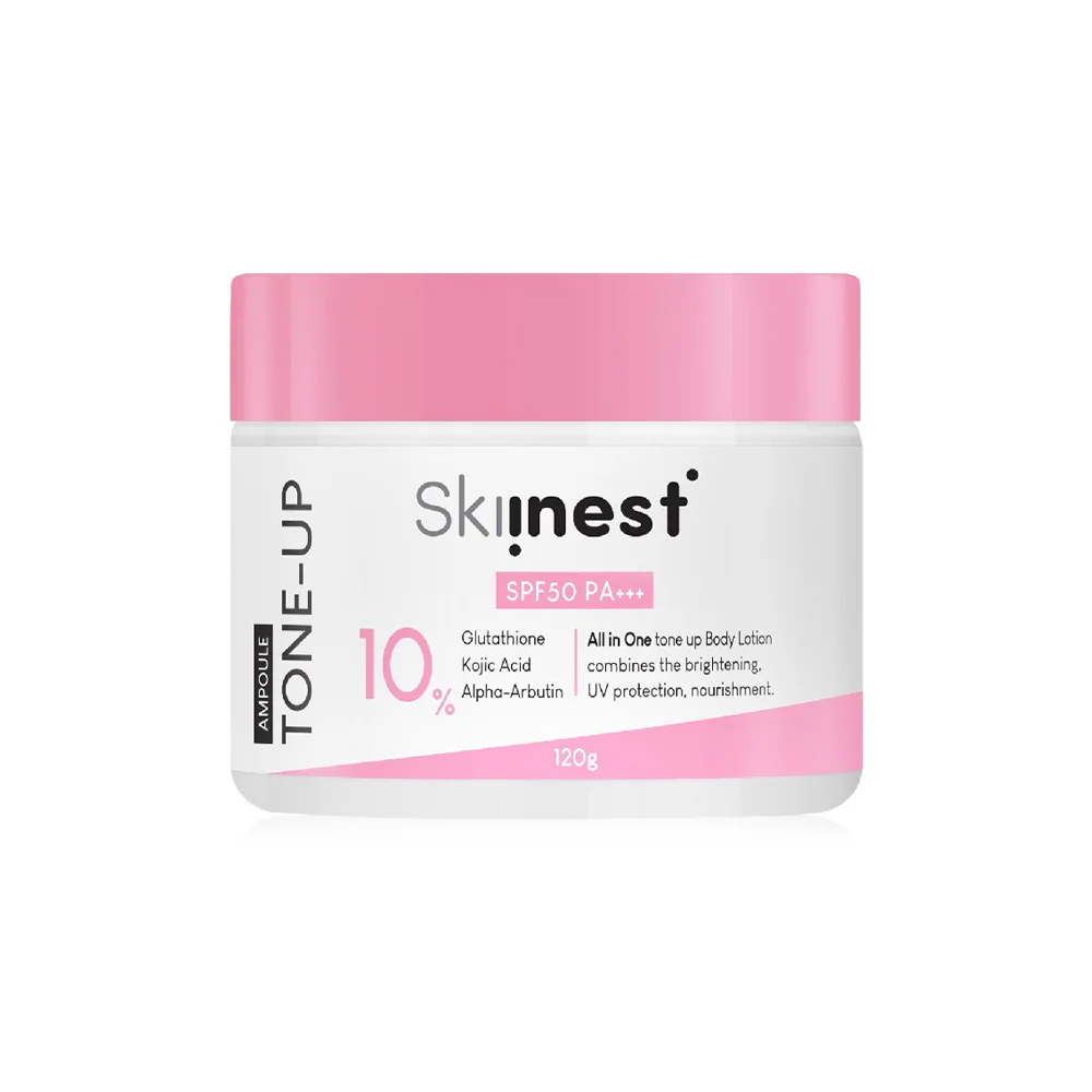 Skiinest Ultra Bright Pink Tone Up Ampoule Body Lotion SPF50 PA+++ 120g - #120g