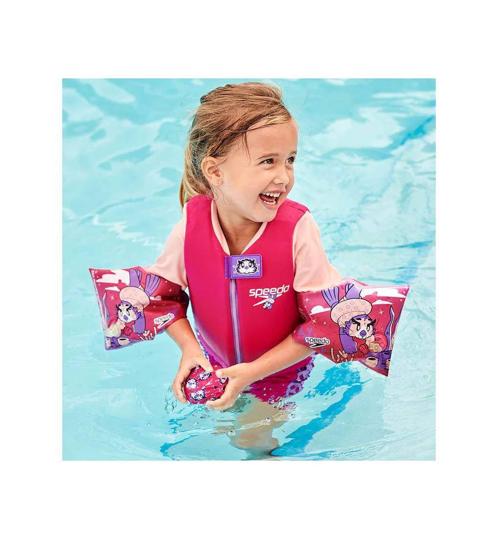 SPEEDO 8-1173414660 Kids Swim Armbands - Pink - 2-6 YEARS