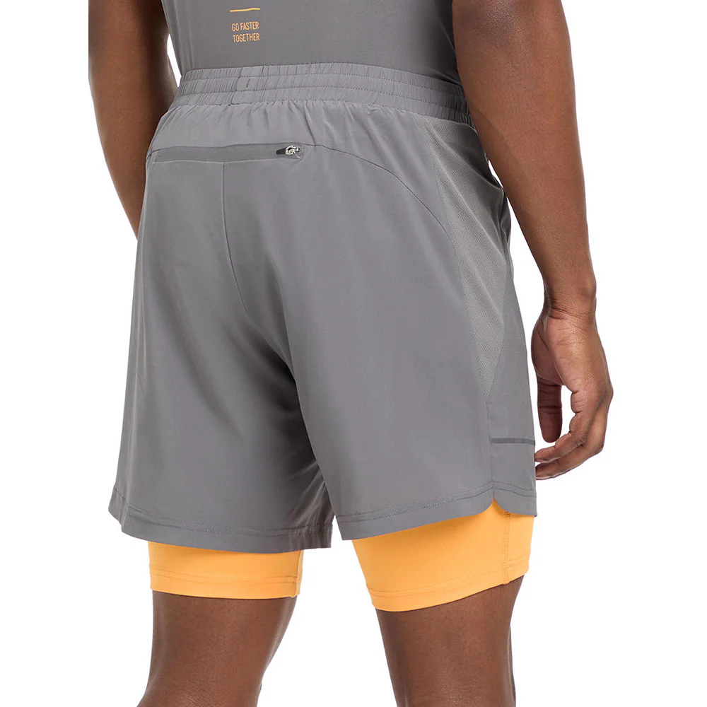 Мужские беговые шорты Energetics Allen V — цвет серый, размер L (EU SIZE)