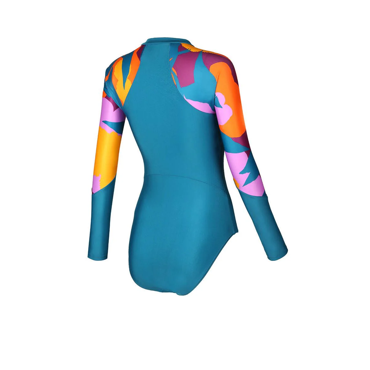 Женский купальник Speedo Long Sleeve — цвет зеленый, размер US 32