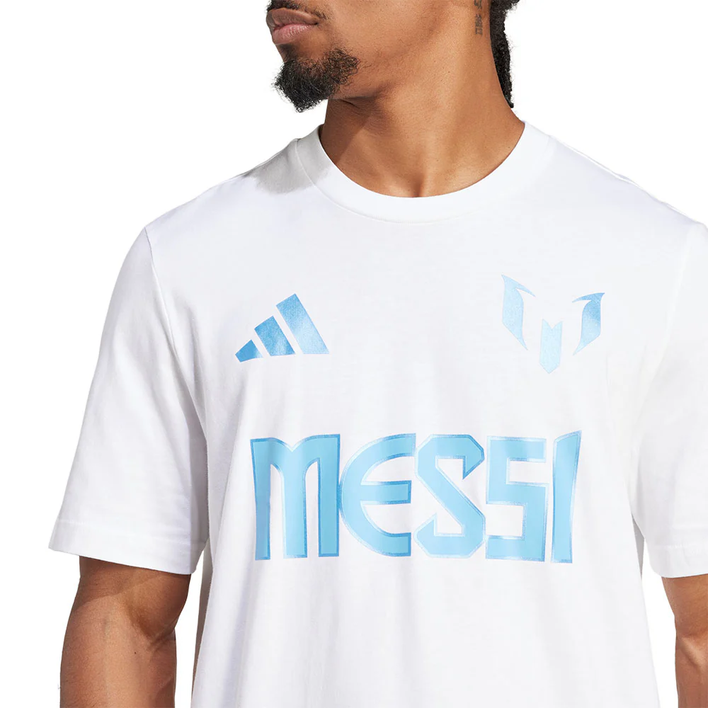 ADIDAS Messi Name and Number Graphic Men's Football T-Shirt
