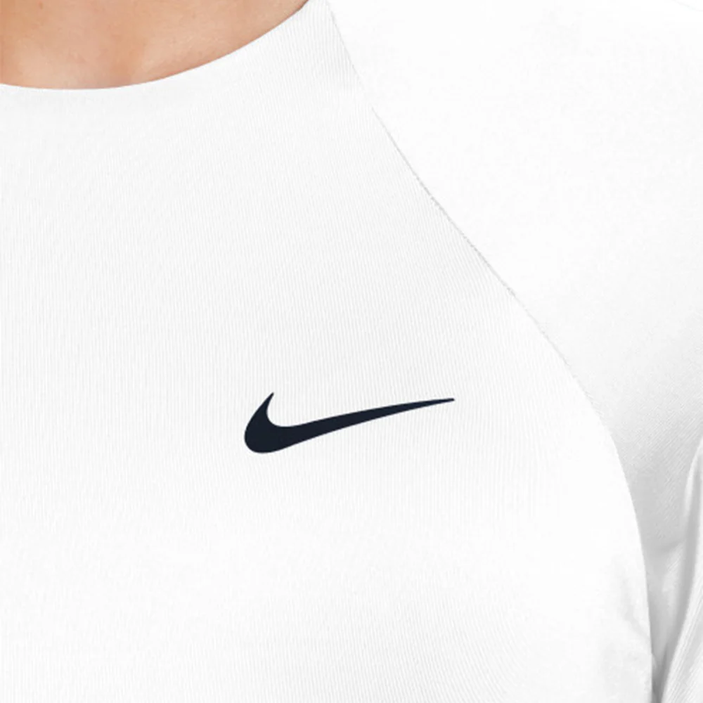 Nike Essential Long Sleeve Hydroguard Women's Rashguard — цвет белый, размер L (американский размер)