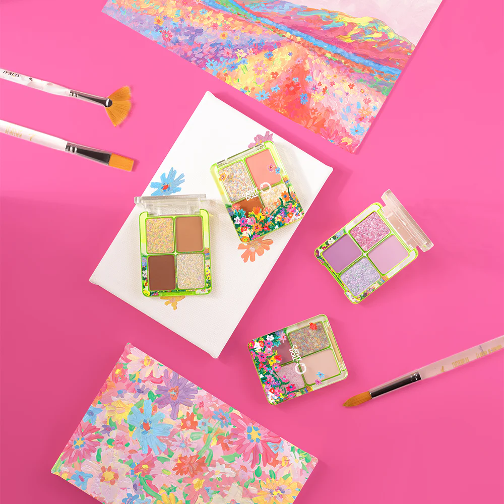 Cathy Doll Give.Me.Museums Blooming Eye Palette [1.8 г x 4Colors] — Autumn Beige