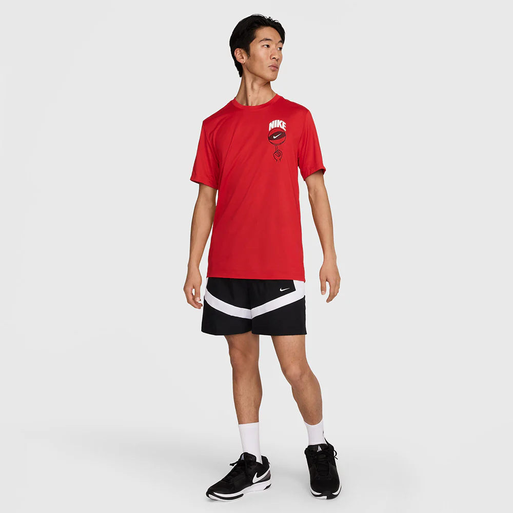 NIKE Icon 6" Woven Men's Basketball Shorts - Black - L (US SIZE)