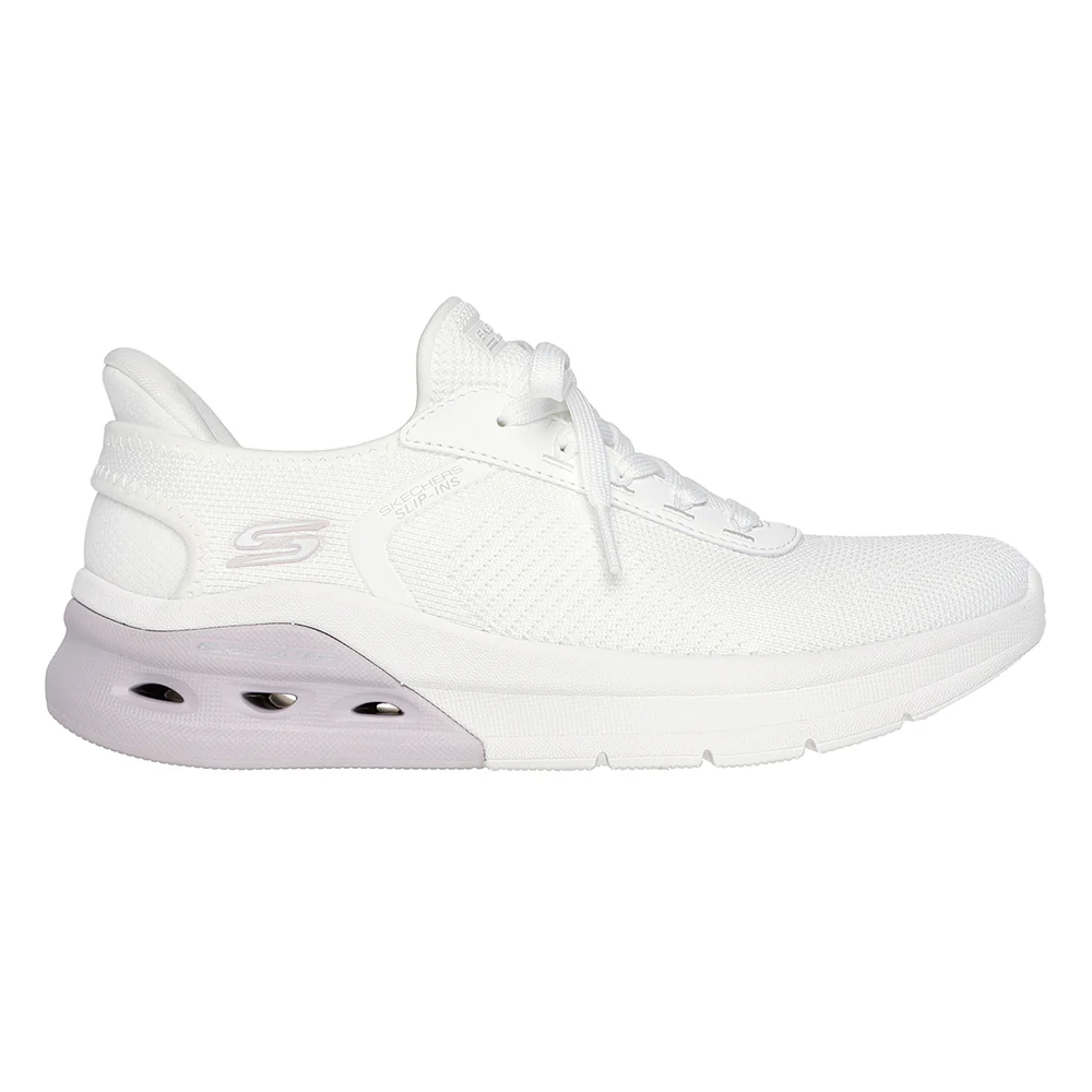 SKECHERS Hands Free Slip-ins®: BOBS Sport™ Arc Waves 2.0 - Now It Women's Lifestyle Shoes - White - US 10