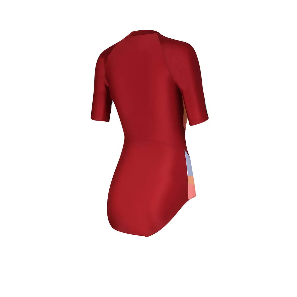 Женский купальник Speedo Short Sleeve One Piece — цвет красный, размер UK 30