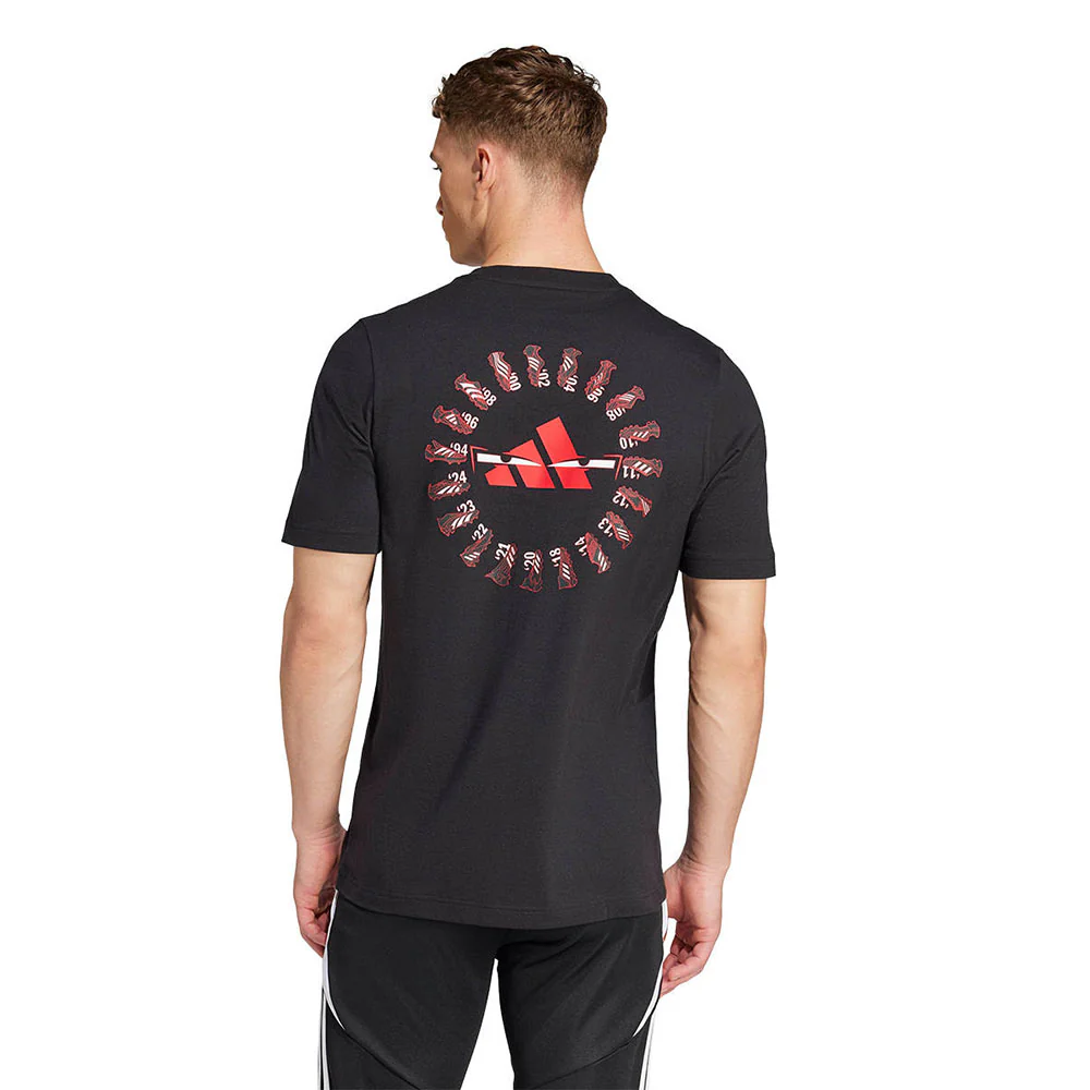 ADIDAS Predator History Graphic Men's Football T-Shirt - Black - 2XL (UK SIZE)
