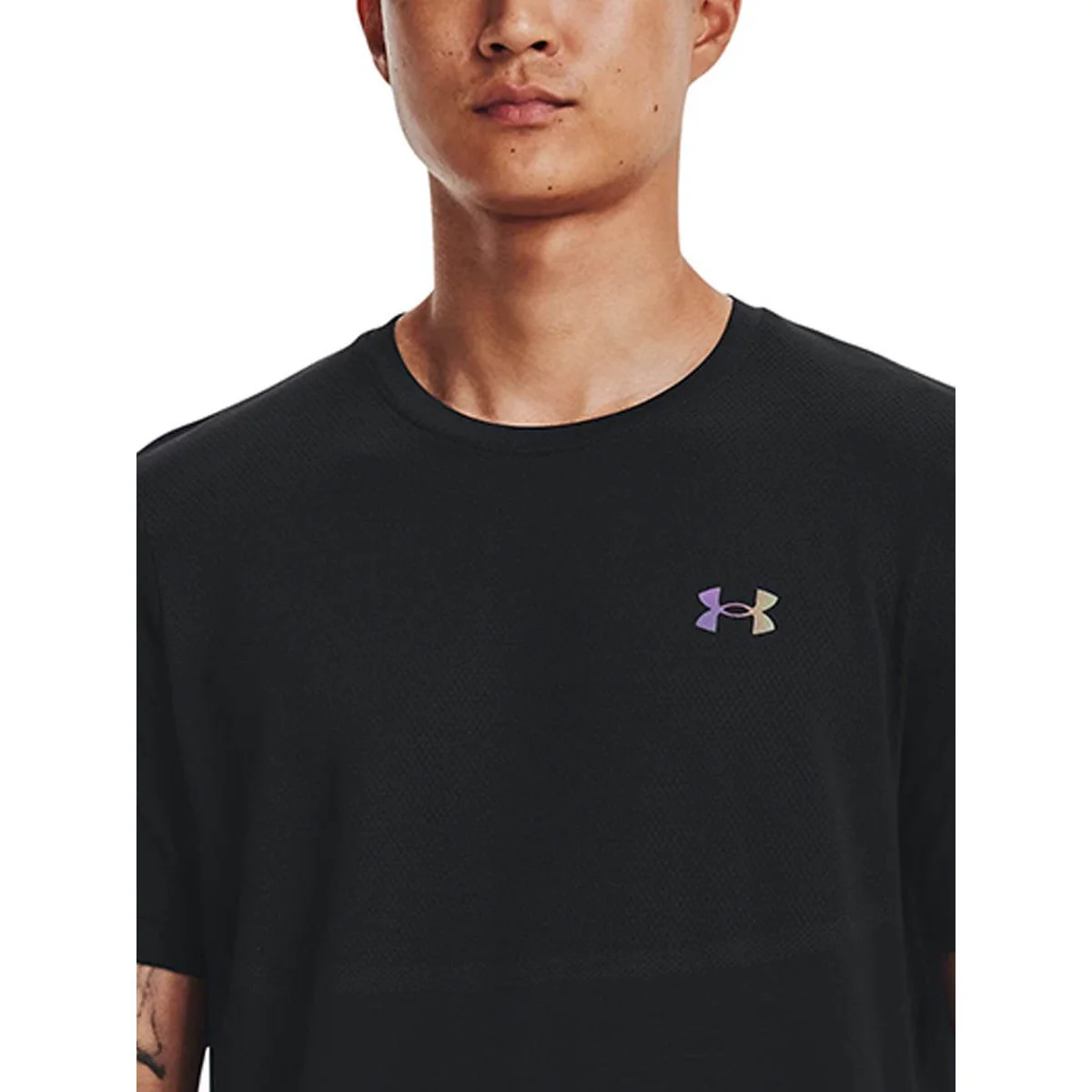 UNDER ARMOUR Vanish Elite Seamless Men's Training T-Shirt - Black - L (US SIZE)