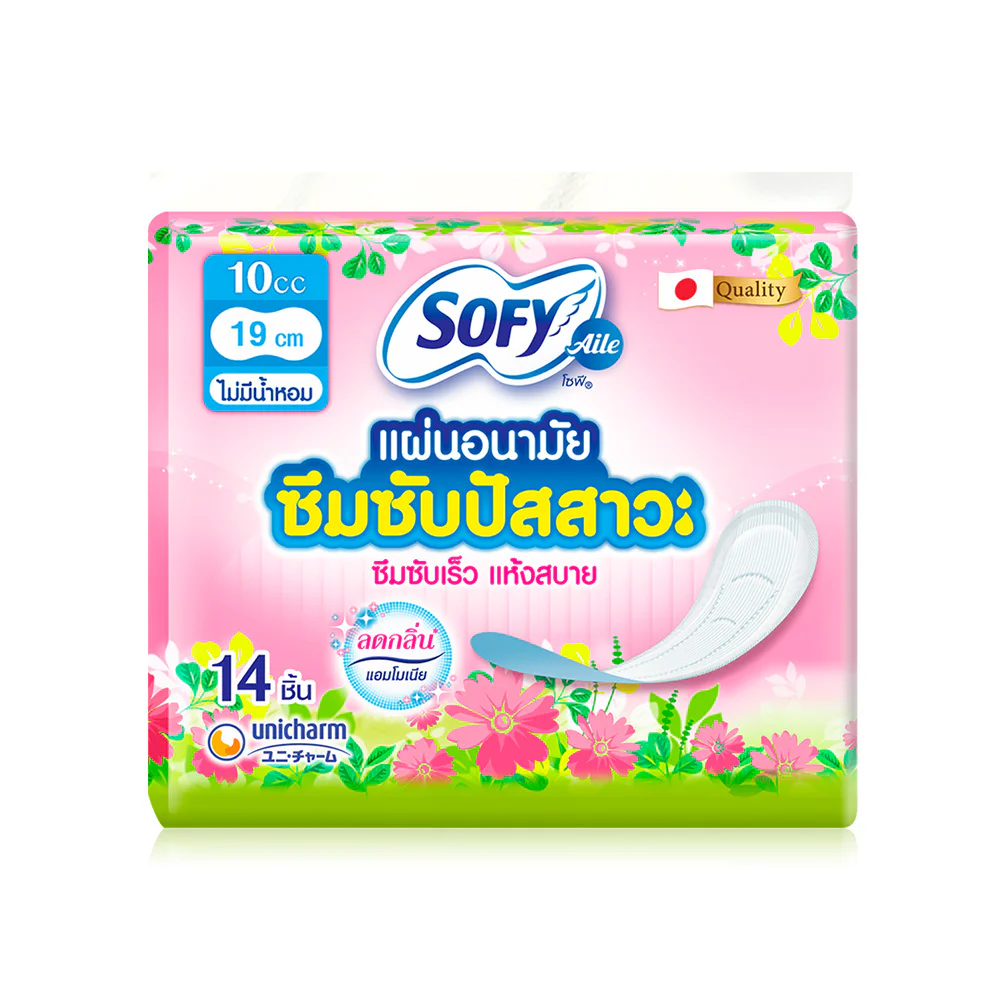 Sofy sanitary pads Unscented 10cc [19 см x 14pcs] — 19 см x 14pcs