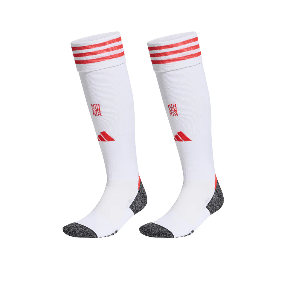 ADIDAS Men's FC Bayern Home 2025/26 Football Socks - White - L (UK SIZE)
