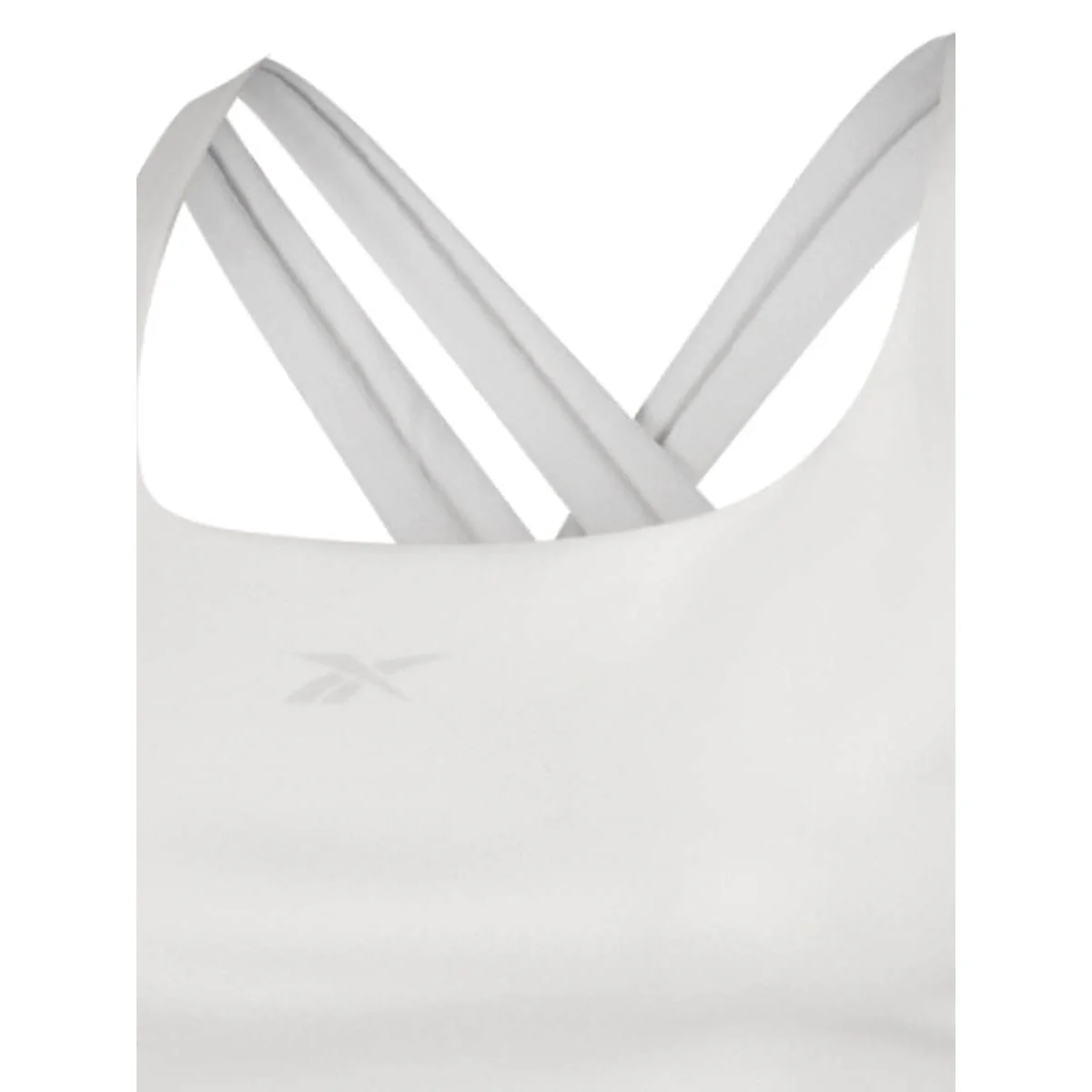 REEBOK Lux Tank Women's Sports Bra - White - 2XS (US SIZE)