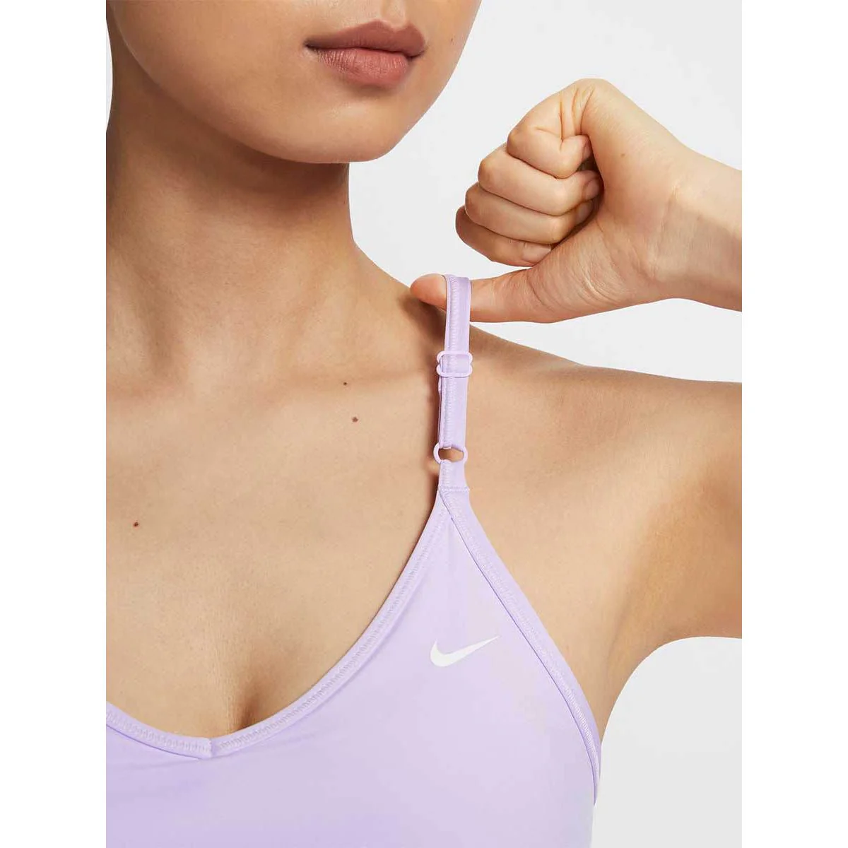 NIKE Indy Bra Women's Training Tank - Purple - L (ASIAN SIZE)