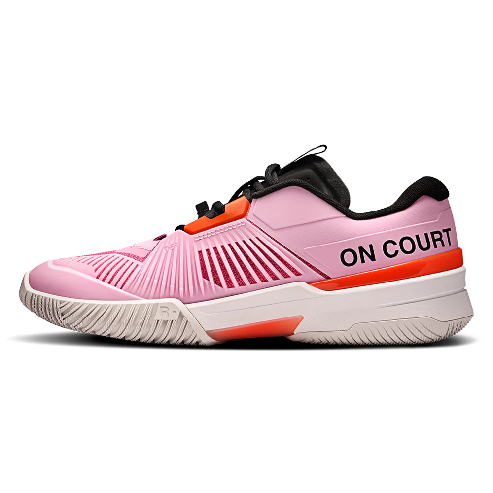 ON RUNNING THE ROGER Pro Fire Men's Tennis Shoes - Pink - US 10