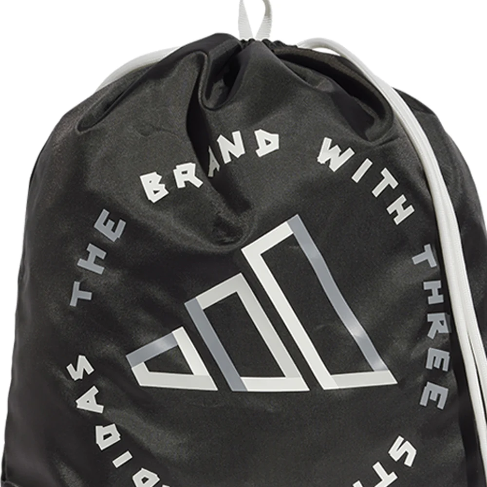 ADIDAS ORIGINALS Tape Unisex Gym Sack - Black - ONE SIZE