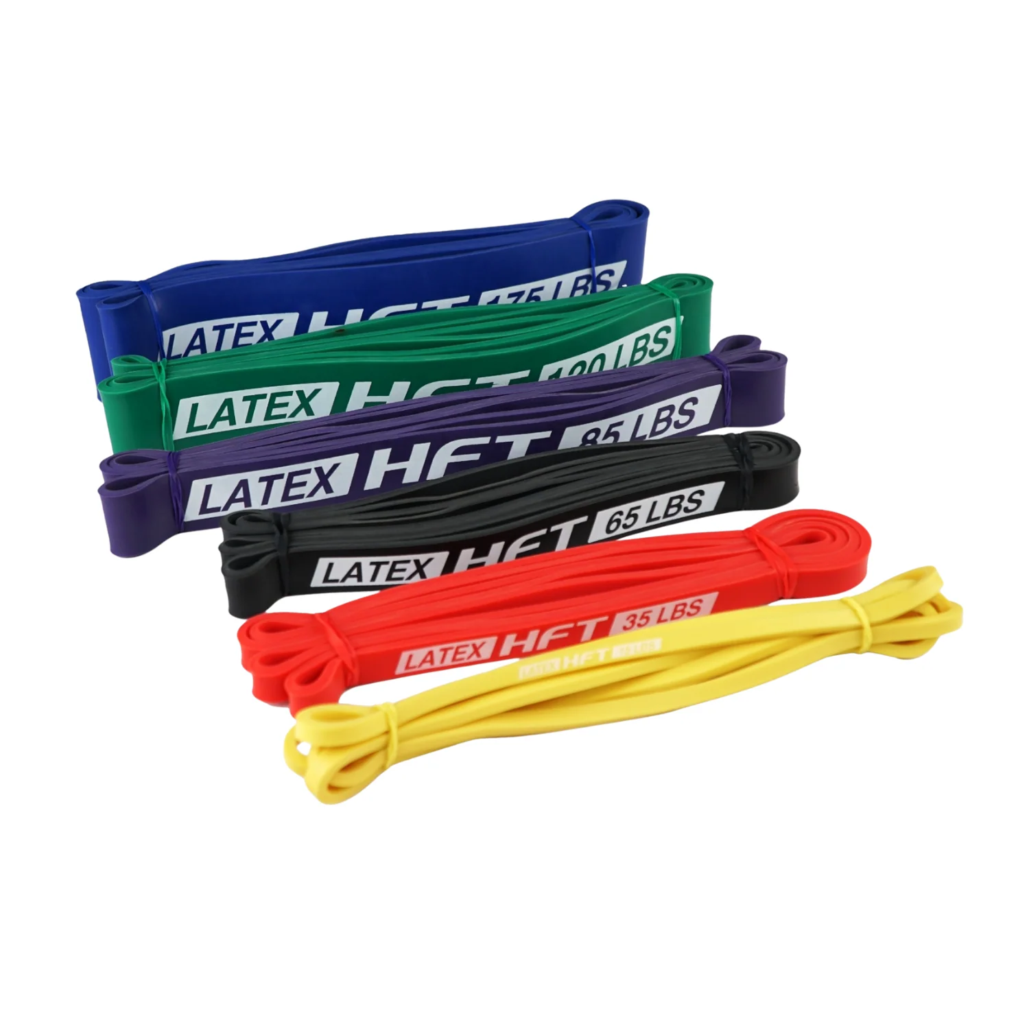 ยางยืดออกกำลังกาย Pull Up Band Latex - Homefittools - Multi color - 15-35 Lbs - Red