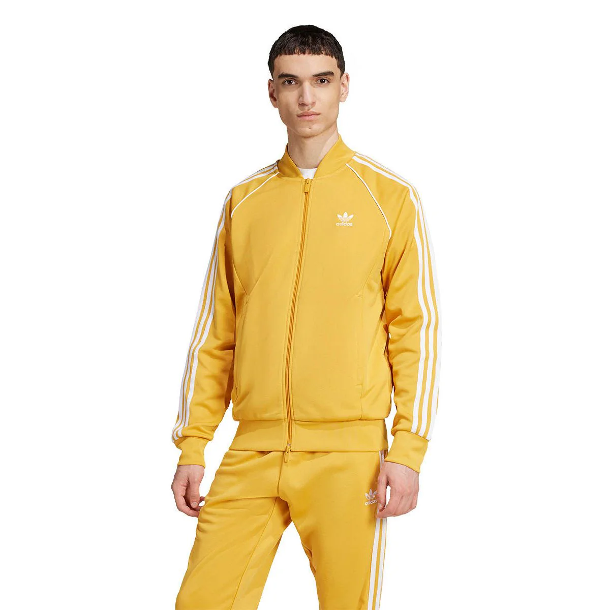 Мужская куртка Adidas Originals Adicolor Classics Sst Track — цвет желтый, размер 2XL (азиатский размер)