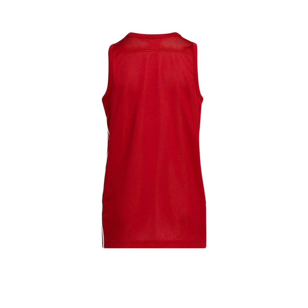 Детская джерси Adidas 3 г Speed Reversible Basketball — цвет красный, размер 128 CM