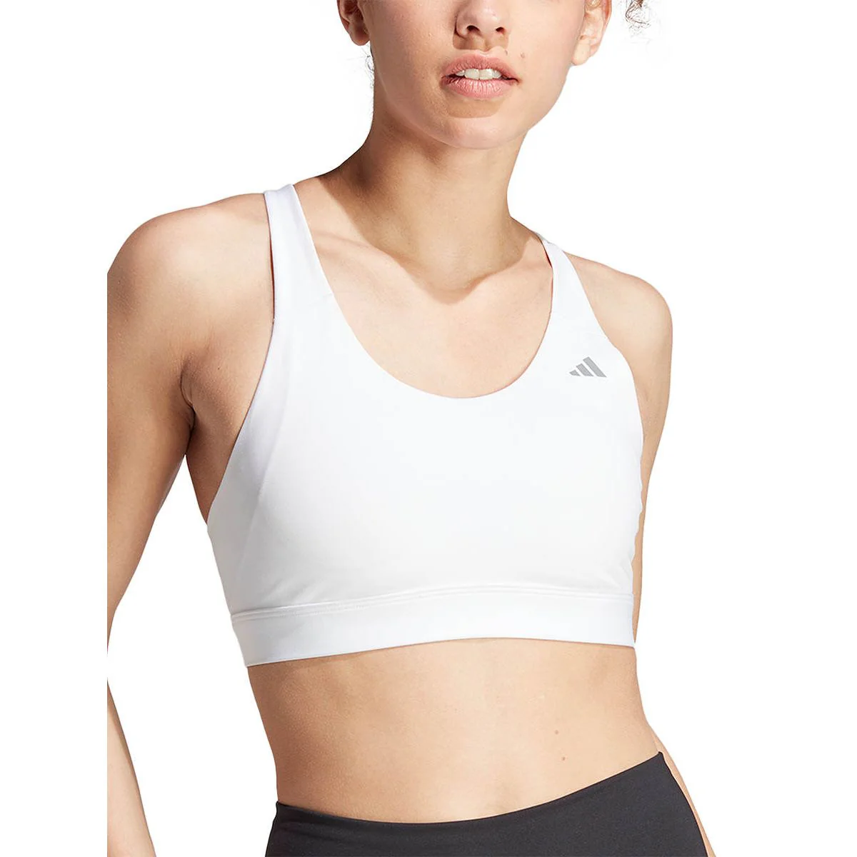 ADIDAS Ultimateadidas Run Medium-Support Women's Sports Bra - White - L A-C