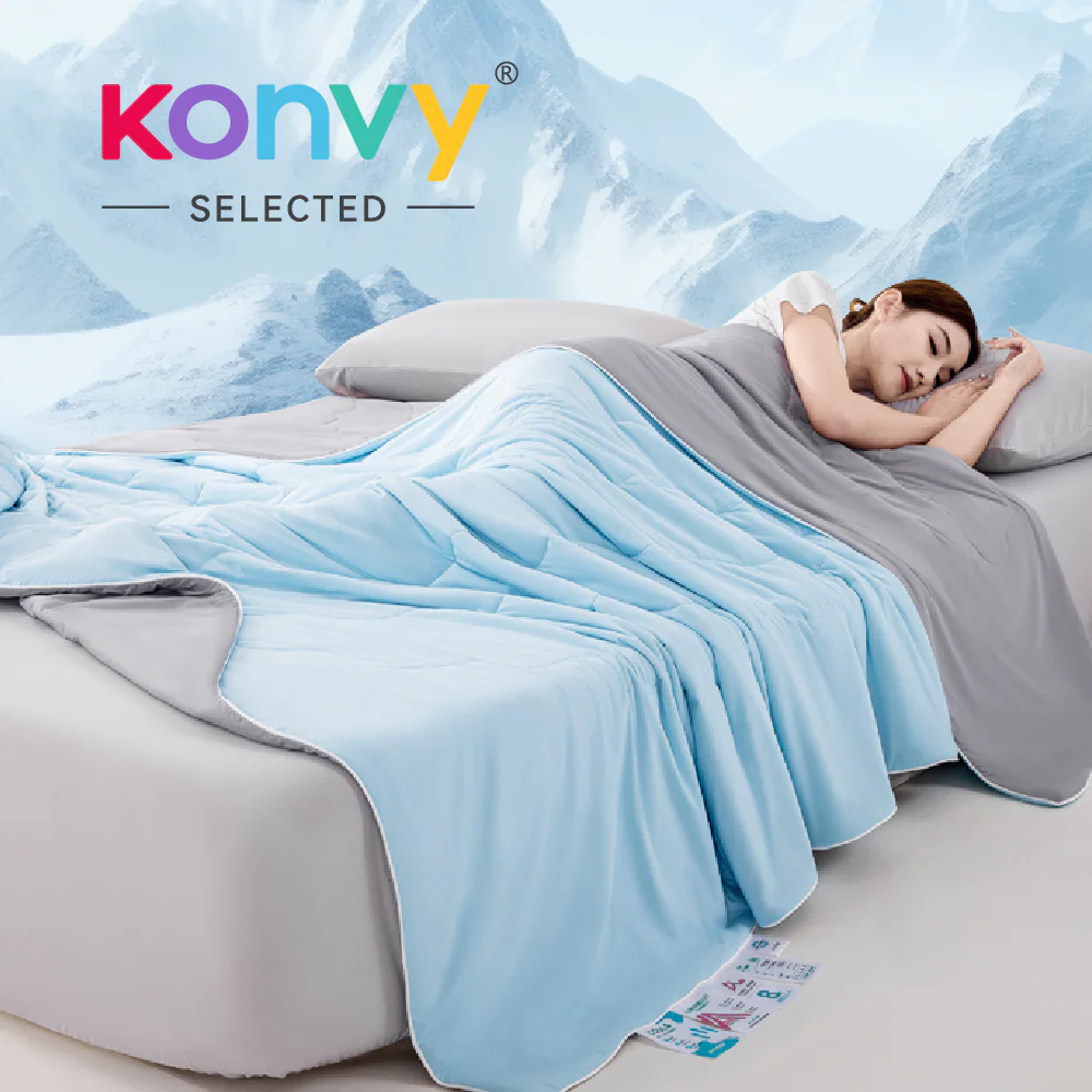 Konvy Cool-Summer Blanket - #Green & Pink