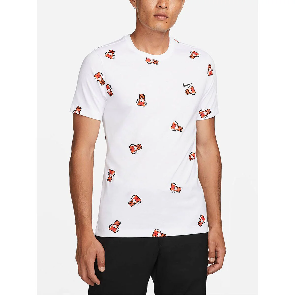 Мужская футболка Nike Tiger Woods "Frank" Golf — цвет белый, размер 2XL (американский размер)