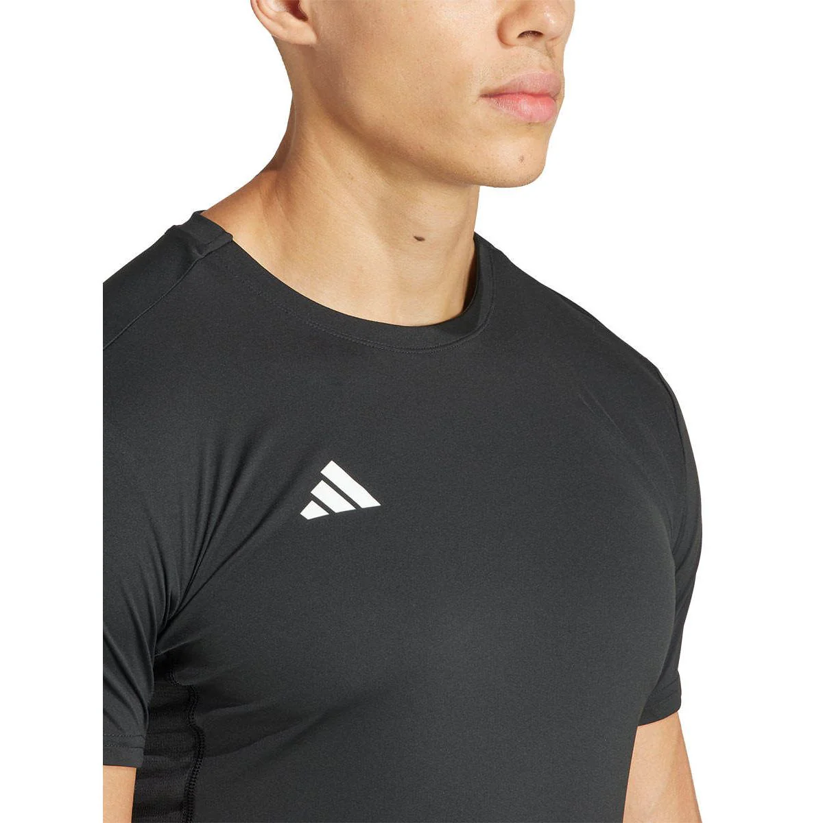 ADIDAS Adizero Essentials Men's Running T-Shirt - Black - 2XL (ASIAN SIZE)
