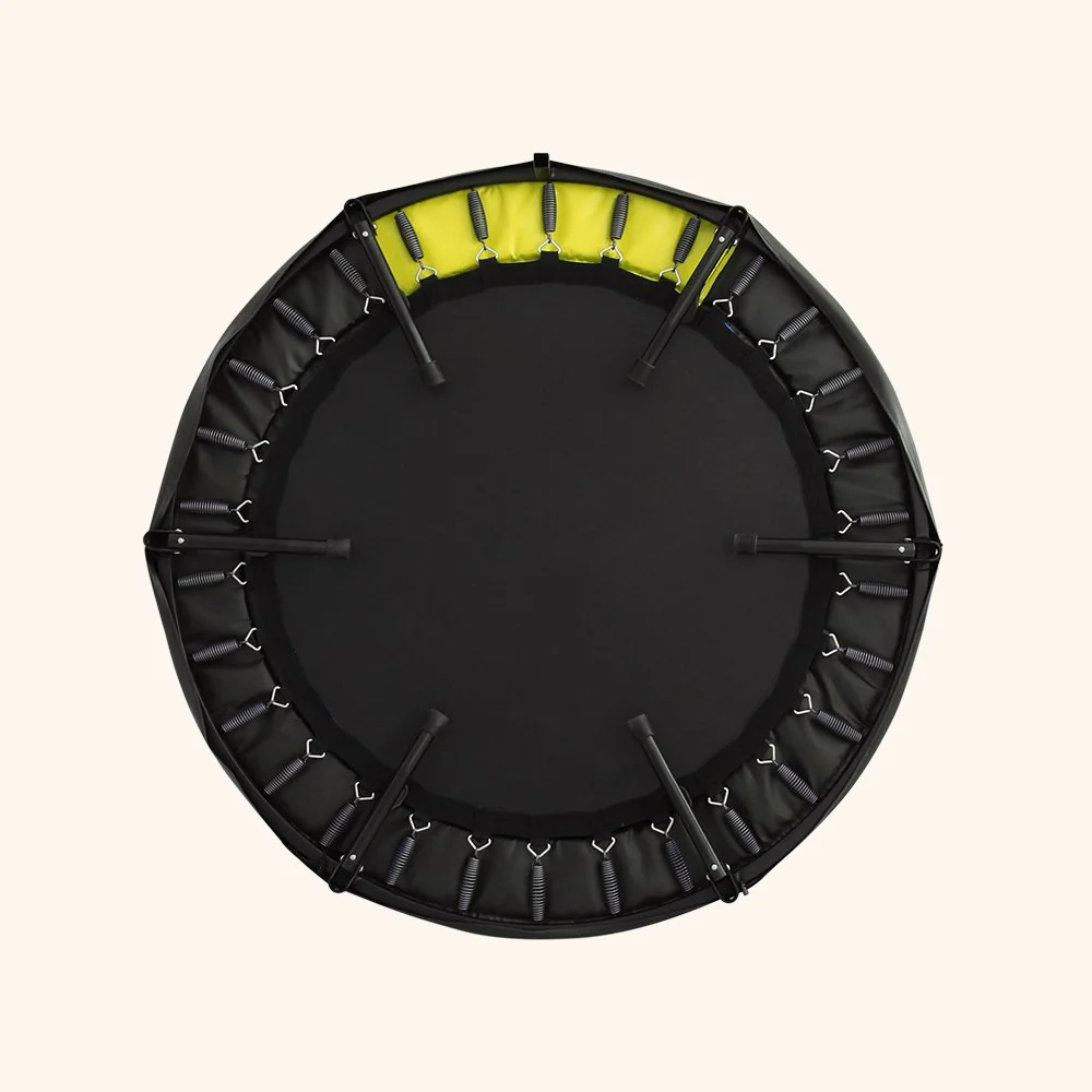 Smartplayonly แทรมโพลีนที่กระโดด ซุปเปอร์บาวซ์โปร พับเก็บขาได้ ขนาด 50 นิ้ว สีเหลือง - Yellow - One Size