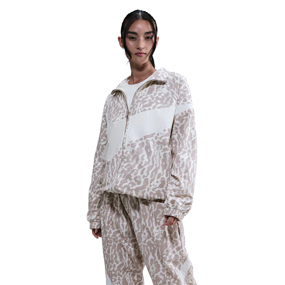 NIKE Sportswear Printed Women's Jacket - Grey - L (US SIZE)