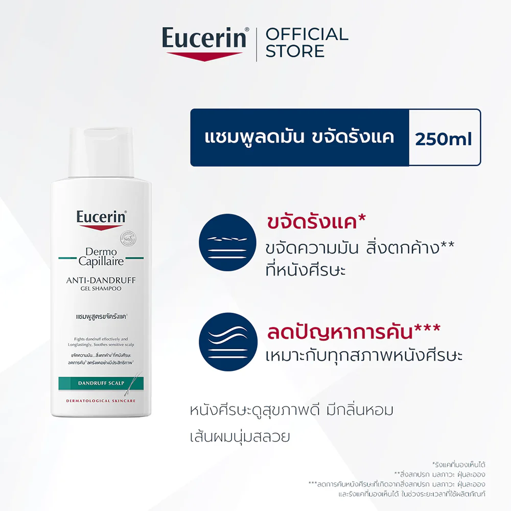 Кепка Eucerin Dermo illaire Anti-Dandruff Gel Shampoo — Anti Dd, 250 мл