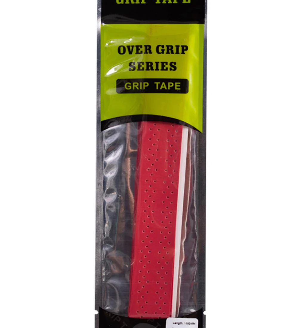 S SPORTS GRIPTAPE01RE Badminton Overgrip - Red - ONE SIZE