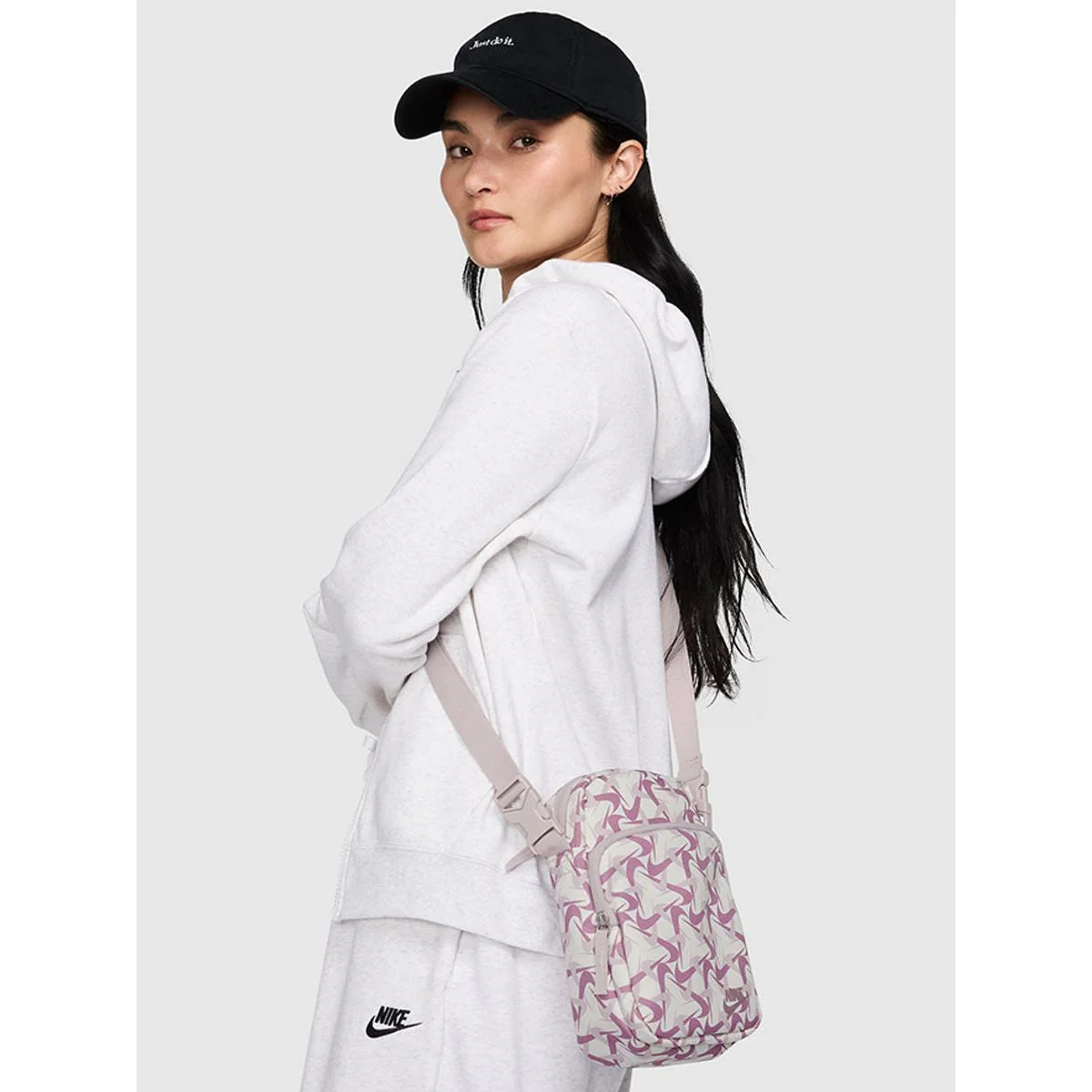 Nike Heritage Unisex Crossbody Bag — цвет белый, размер единый размер