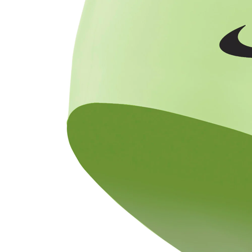 NIKE Silicone Unisex Swim Cap - Green - ONE SIZE