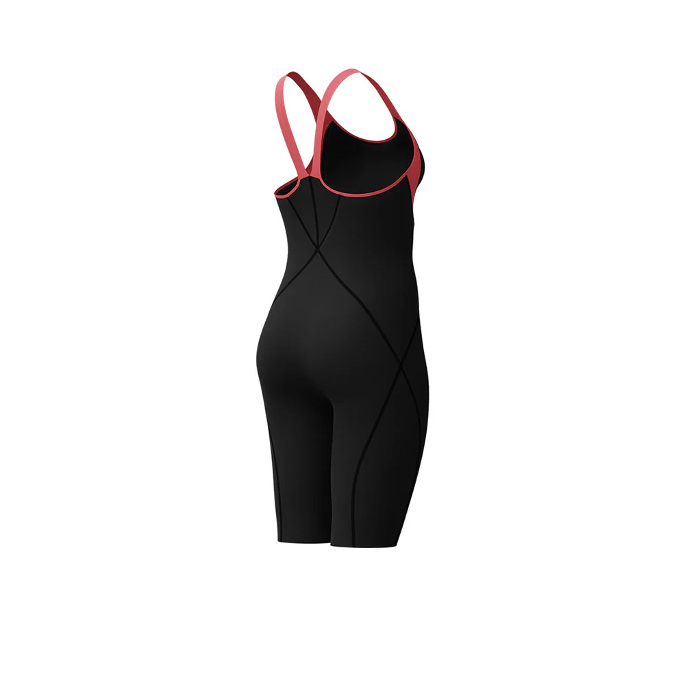SPEEDO Sleeveless Kneesuit Women's Swimsuit - Black - 32 INCHES