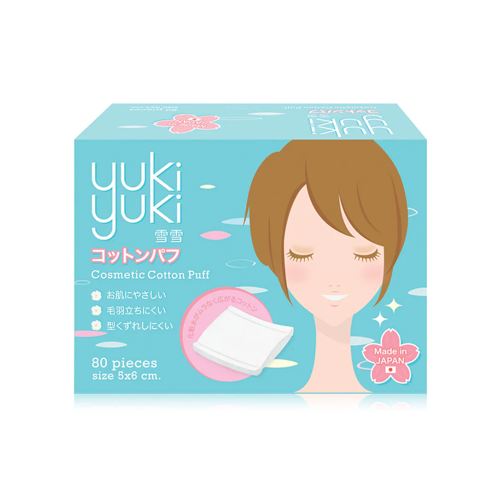 Yuki Yuki Cotton Puff — Cotton Puff, 80pcs