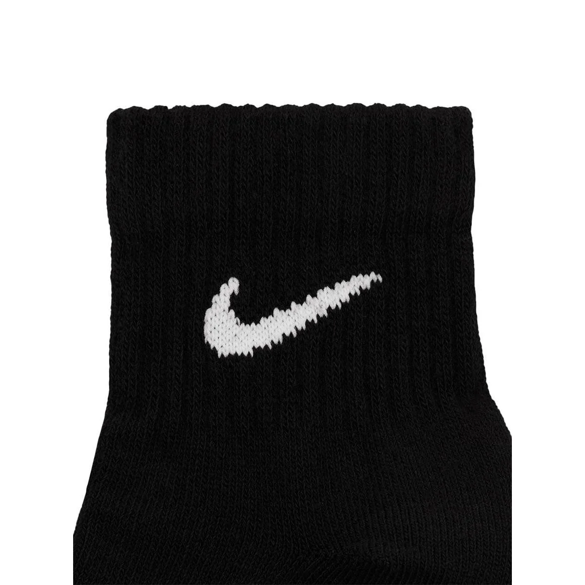 NIKE Everyday Lightweight Unisex Training Socks (3 Pairs) - Black - L (US SIZE)