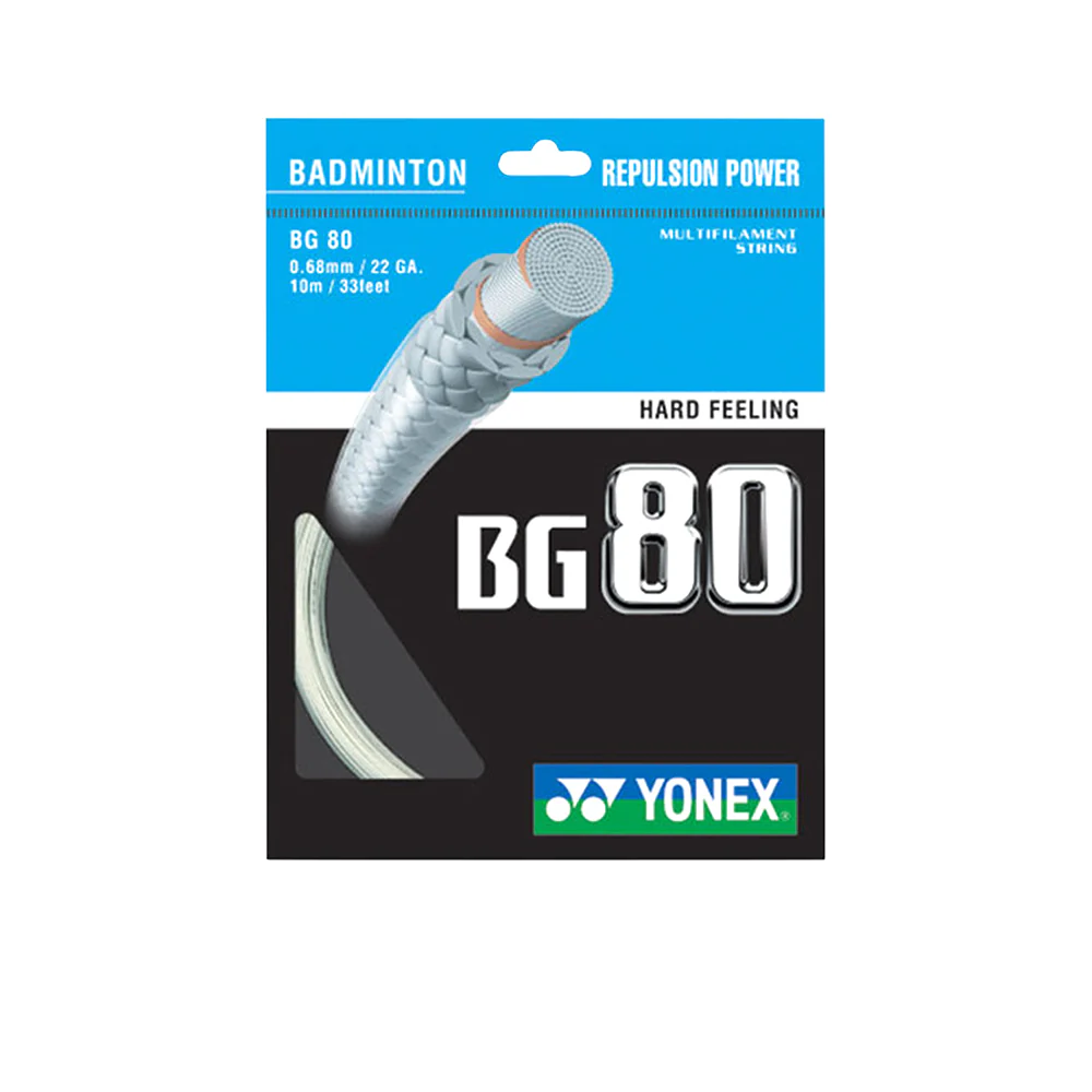 YONEX BG 80 Badminton String - Multi Color - ONE SIZE