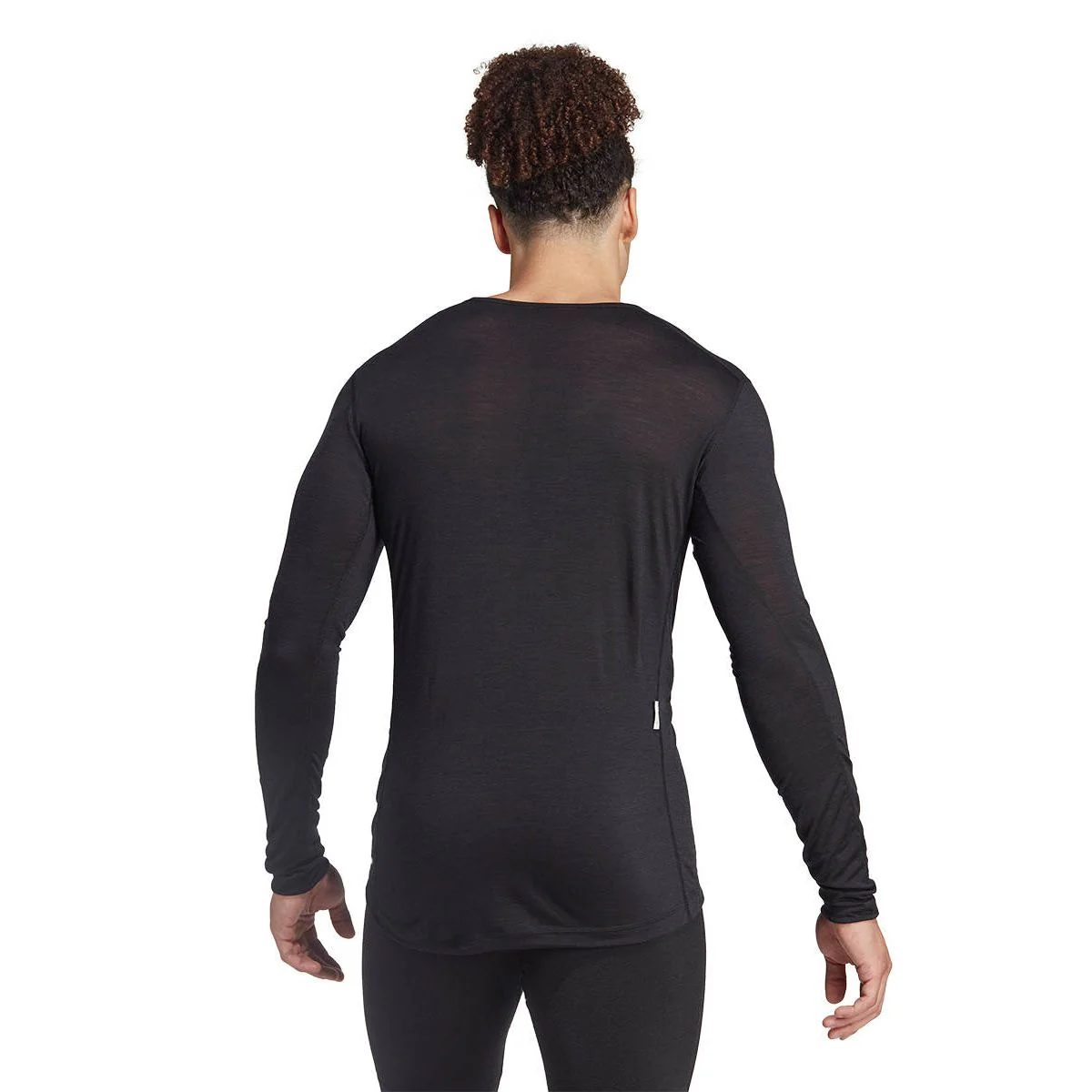ADIDAS Xperior Merino 150 Long Sleeve Men's Baselayer - Black - L (UK SIZE)